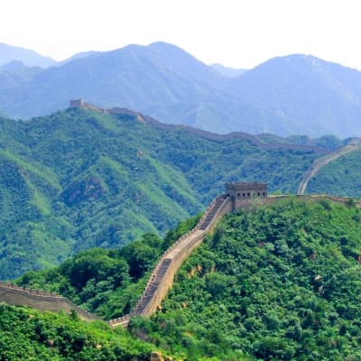Grande muraille de Chine "en luge"