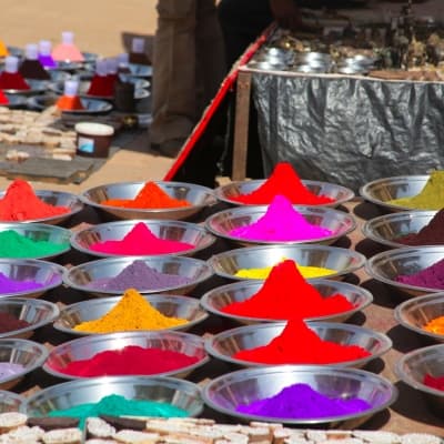 Atelier de teinture des soieries