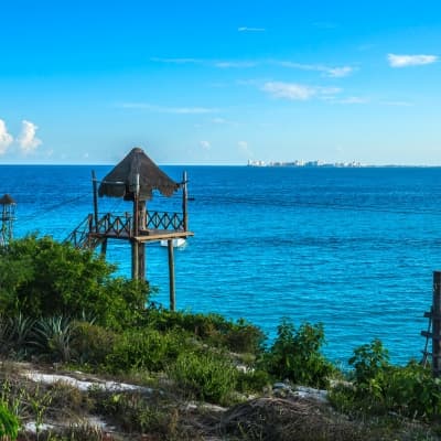 Découverte d'Isla Mujeres en catamaran