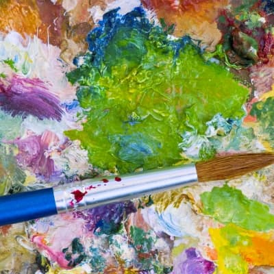 Atelier de peinture en sable