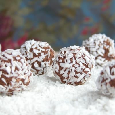 Dégustation de bonbons à la noix de coco