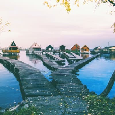 Un village flottant authentique