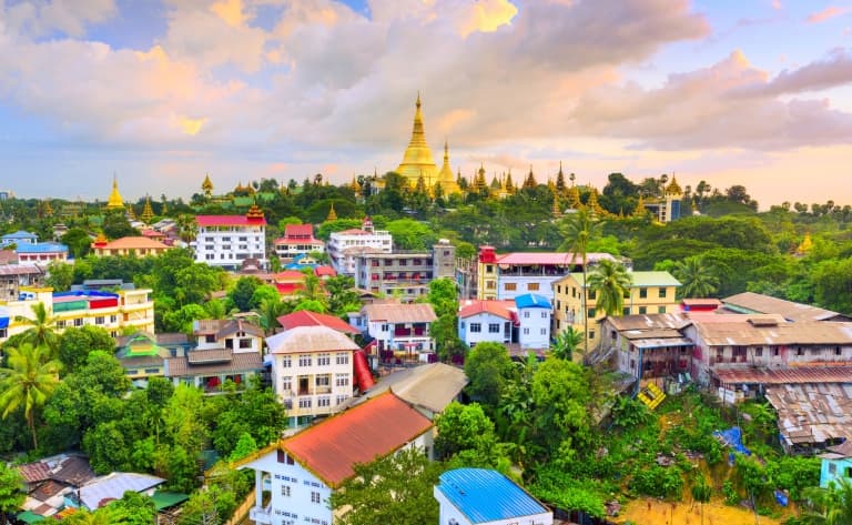 Départ du Myanmar
