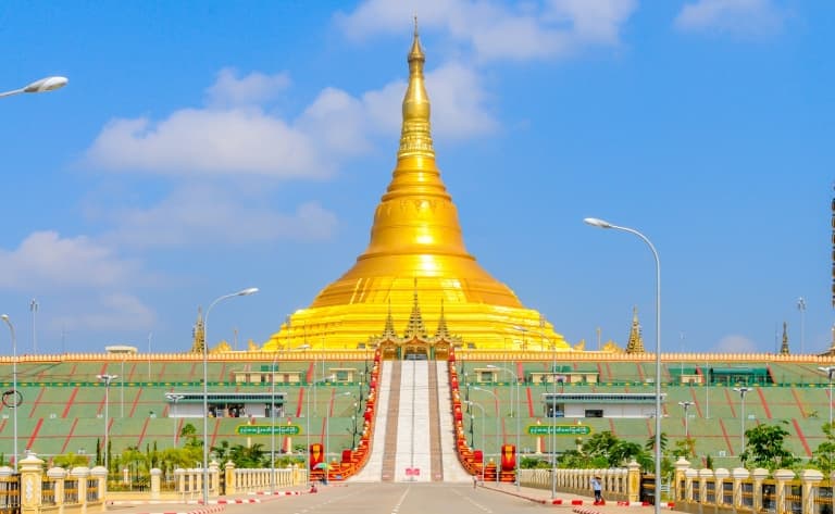 Arrivée  et visite de Yangon