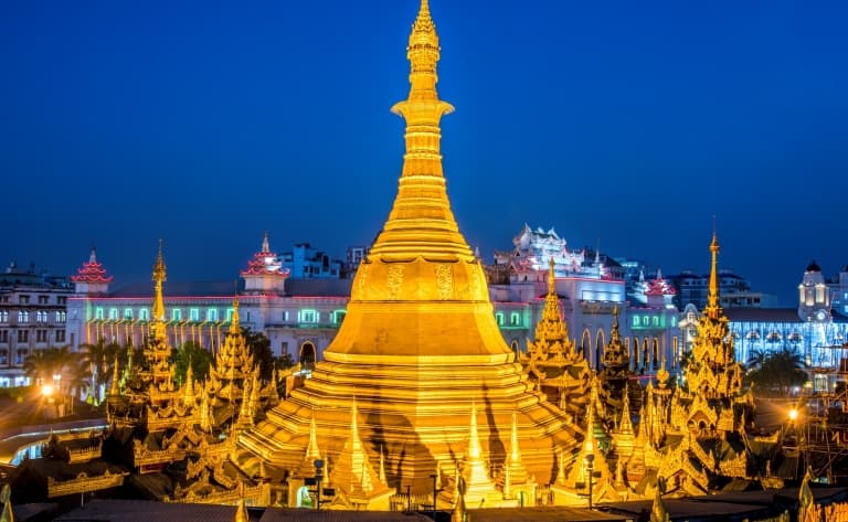 Arrivée et découverte de Yangon