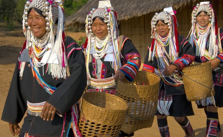 Randonnée jusqu’aux villages des ethnies Akha et Ann