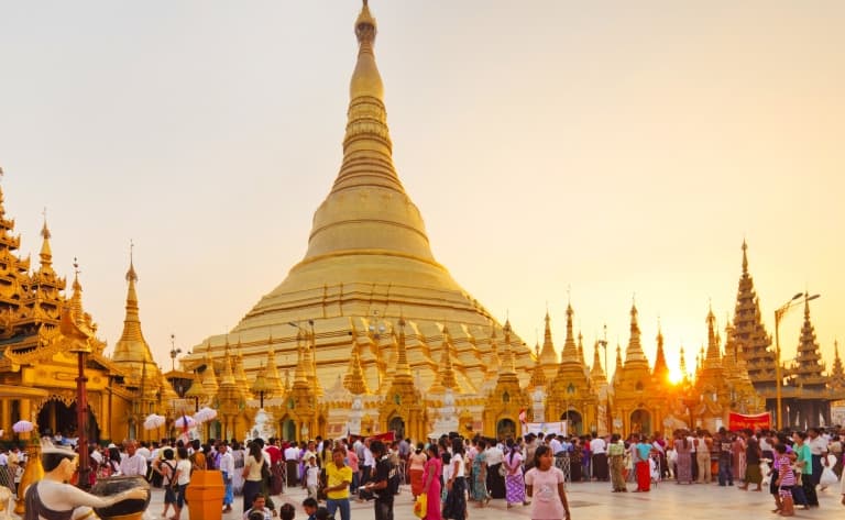 Départ du Myanmar