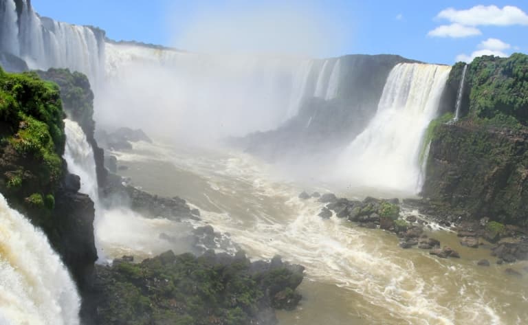 Les chutes du coté argentin