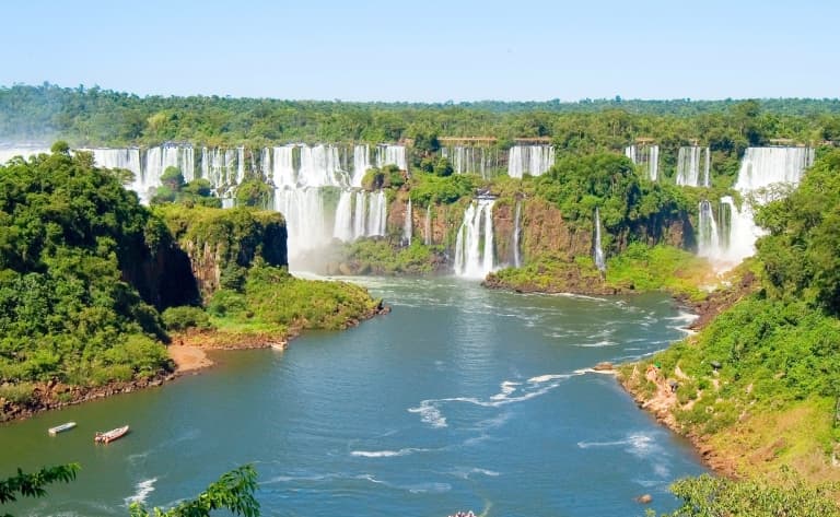 Les chutes, coté argentin