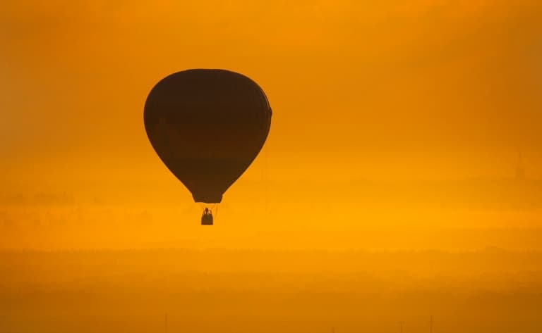 Survol de Québec en montgolfière