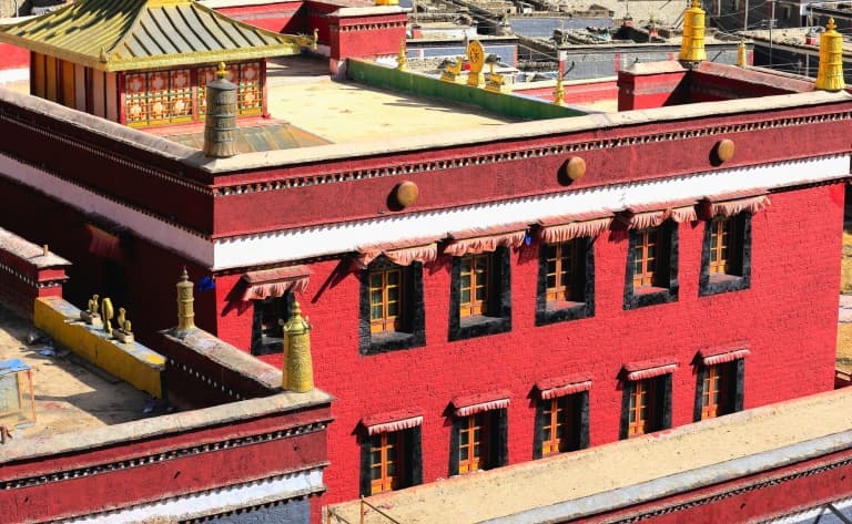 Visite du monastère de Sakya