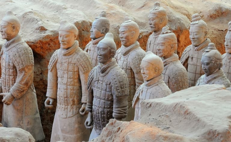La Grande Pagode de l'Oie Sauvage, la Calligraphie, le Marché de Médecine Chinoise traditionnelle et l'Armée des soldats de terre cuite