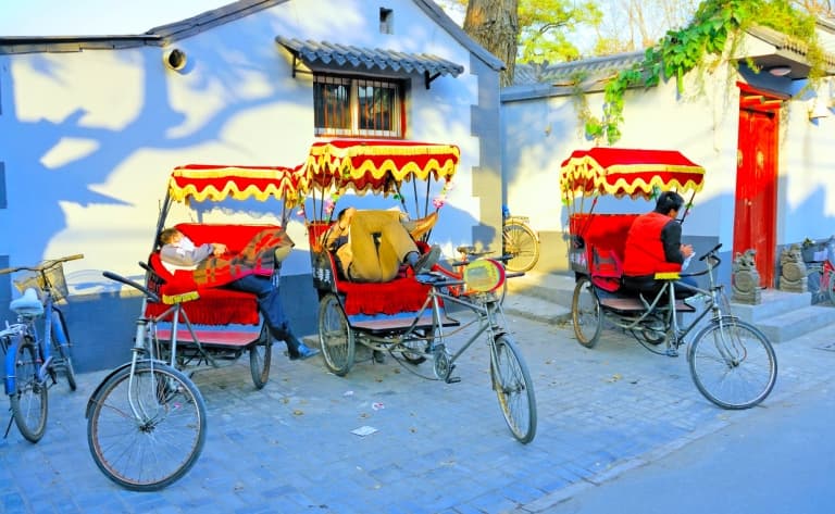 Balade en cyclo-pousse et déjeuner dans les Hutong