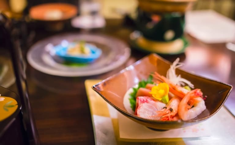 Cérémonie du thé et dîner de cuisine Kaiseki