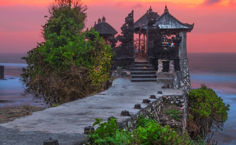 100% farniente et temple de Tanah Lot