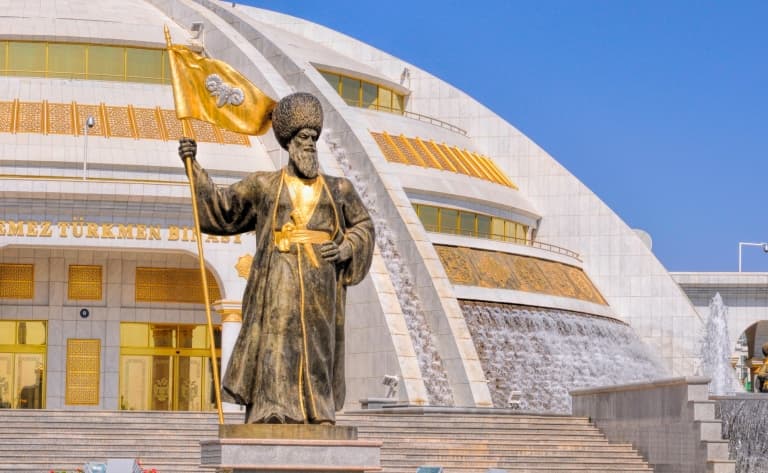 Vers le Turkménistan