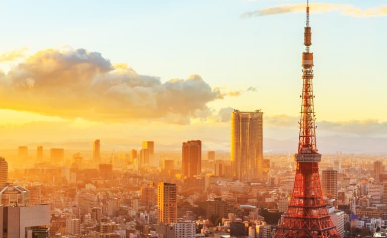 Arrivée et visite de Tokyo