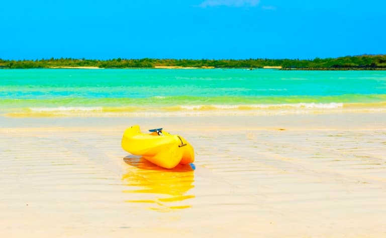 Kayak aux Galapagos