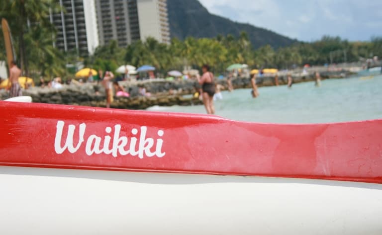Waikiki Beach, la ville du Surf