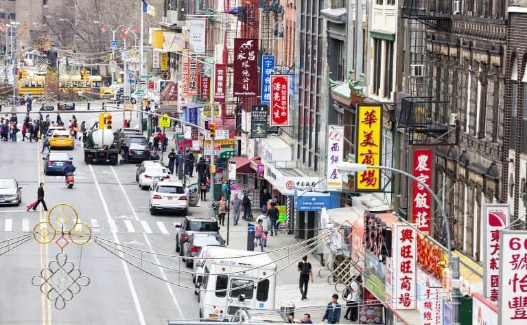 Les contrastes de la ville du Melting-pot