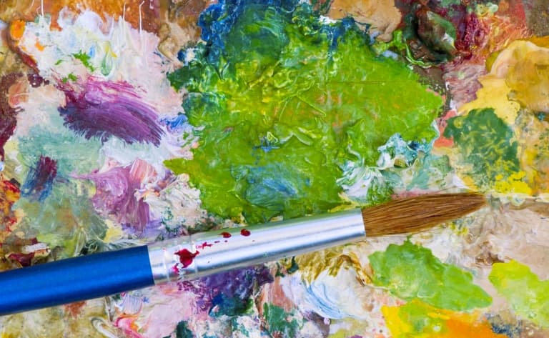 Atelier de peinture en sable