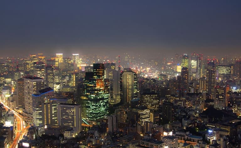 Arrivée et visite de Tokyo